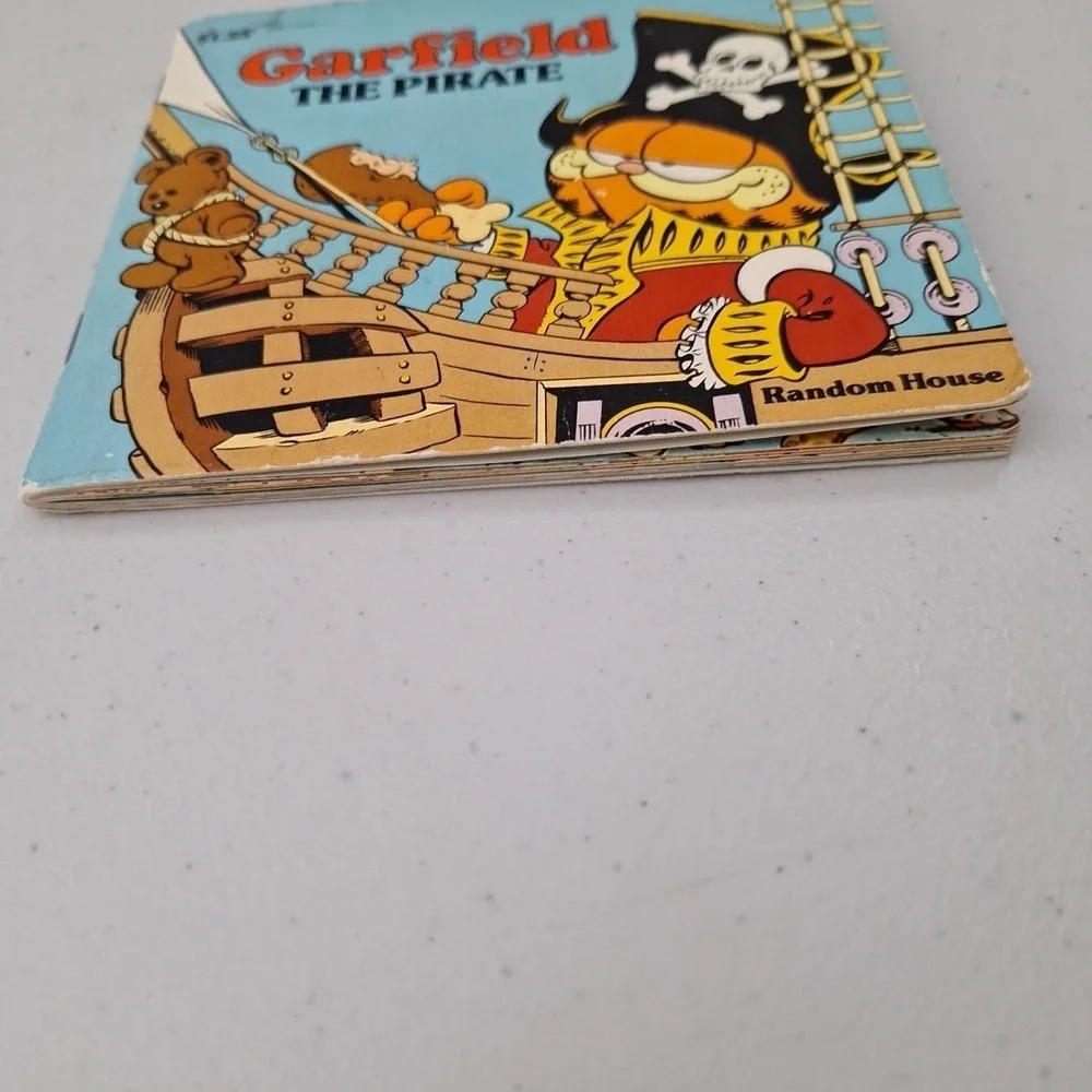 1982 Random House Garfield The Pirate Jim Davis Mike Fentz Comic Halloween Costu